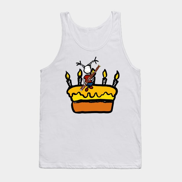 Bassoon birthday Tank Top by Guastevi